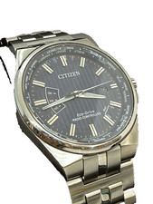 Citizen H145-S113954 Radio-Controlled,Solar-Powered (Eco-Drive) WR100 SS Watch
