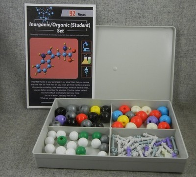Molecular Model Kit 92 piece Inorganic Organic Chemistry Atomic Architect