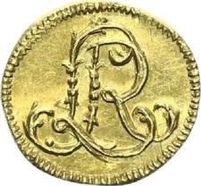 Braunschweig-Wolfenbüttel Księstwo Ludwik Rudolph 1/4 Dukat o. J. Nürnberg RR