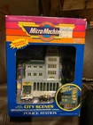 Micro Machines City Scenes Police Station W/2 Cars in Original Box Galoob
