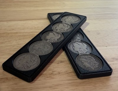 Display and Storage for Morgan and Peace Silver Dollars (Set Of 2)