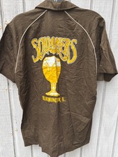 Vintage 70s 80s King Louie Poly 65 / Cotton 35 Bowling Shirt Mens XL             