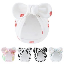 Lovely Infant Headwrap Elastic Turban Caps for Newborns Girls Photoshoots Gift