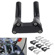 6" Pullback Handlebar Riser Top Clamp For Harley Sportster Street Bob 1" Bar