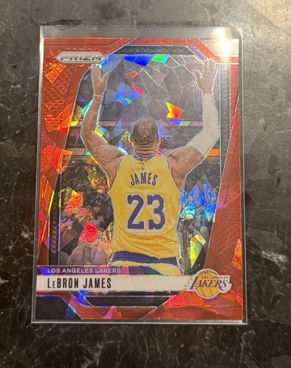 レブロン Prizm LeBron James red ice PSA 10! 2024-25 Panini Prizm - LeBron James #130 Red Ice Prizm for sale