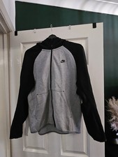 Nike Men’s Black & Grey Tech Fleece Hoodie - Full Zip - Size M - Old Season