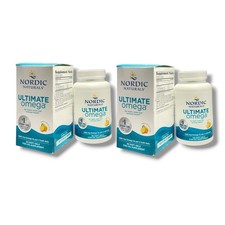 Nordic Naturals Ultimate Omega FishOil Supplement Lot Of 2,1280mg -60 Soft Gels-