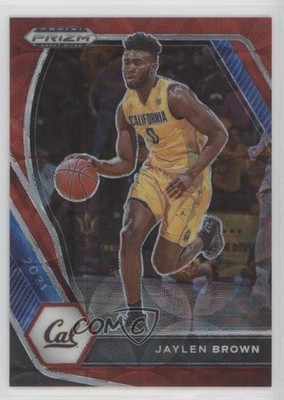 2021-22 Panini Prizm Draft Picks Choice Red Prizm 7/88 Jaylen Brown #79 1f7d