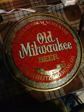 Vecchia insegna birra Milwaukee vintage buone condizioni