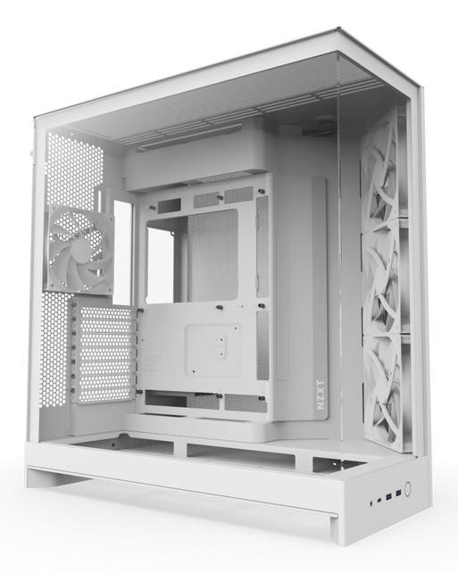 Nzxt White H9 Air Flow (2025) Large Dual-Chamber Mid Tower Case - Cm-H92fw-01 - Image 5