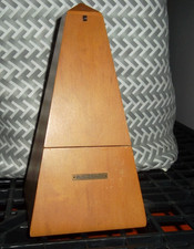 Vintage SETH THOMAS Wood Metronome De Maelzel WORKS