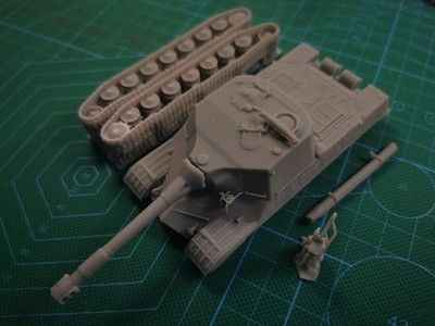 1/72 3D Printed S-Series T-10 Chassis Series 268 Project Unpainted Model Kit