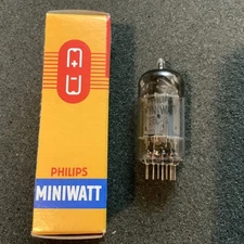 Rare NOS Valvo 12AX7 ECC83 Tube mC1 Long Plate Philips O-Get 12AX7A B339 7025 D