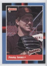 1988 Donruss Jimmy Jones (Solid Blue Upper Right Corner) #141 3b8