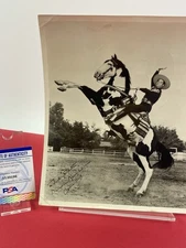 Duncan Renaldo (RIP) Cisco Kid PSA COA Certified Authentic Hand Signed 8x10