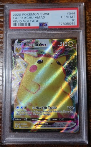 Pikachu VMAX graded PSA 10 for sale on eBay