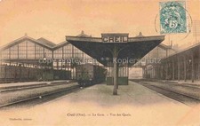 Creil SENLIS 60 Oise La-Gare Vue-des-Quais Ba...