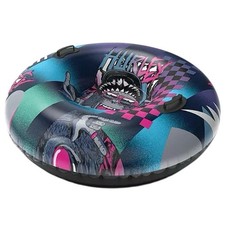 Hurley 36  Heavy Duty Snow Tube Inflatable Snow Sled with Grab Handles for Kids