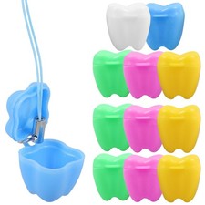 12Pcs Baby Teeth Box Storage Case Baby Teeth Container for Boys and Girls