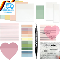 650 Durchsichtige Transparente Haftnotizen Sticky Notes, Colorful Transparent Se