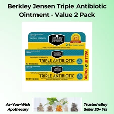 2 Tubes Compare to Neosporin First Aid Triple Antibiotic Ointment Exp:01/27 2oz