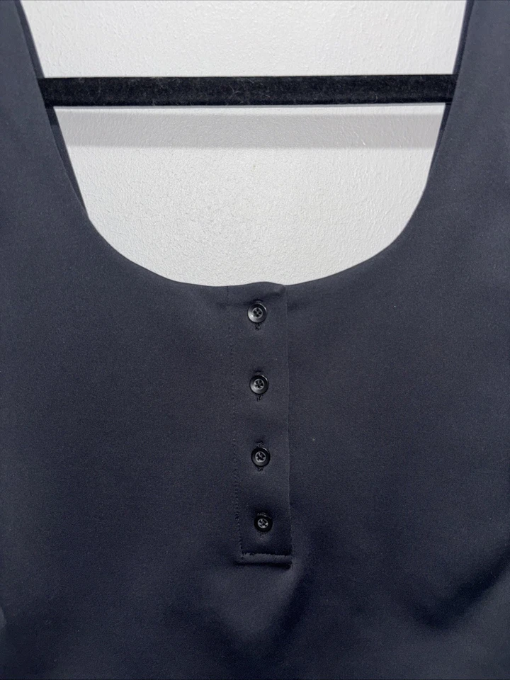 Женский боди на пуговицах Alice + Olivia Classics 1/4 черный размер S - Изображение 4 из 4