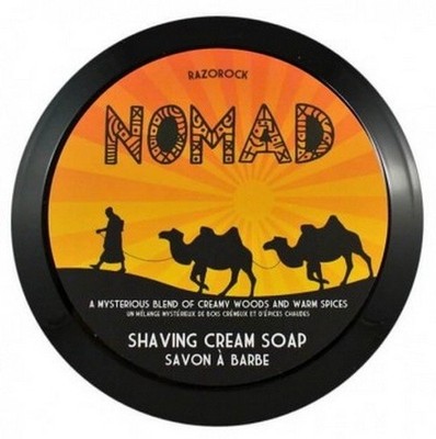 NOMAD Rasierseife RAZOROCK ITALY Sheabutter & Arganöl & Aloe Vera & Lanolin