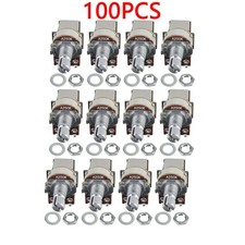 100pcs Audio Taper Guitar A250K Push Pull Potentiometer Pots Tone Short Split