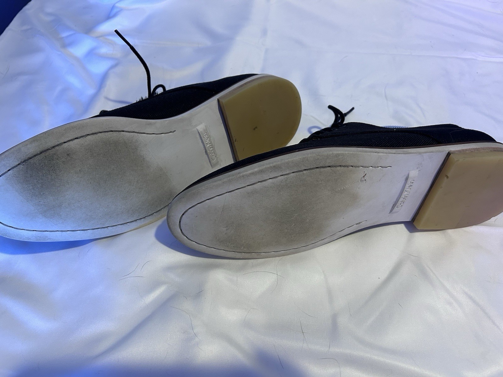 Men’s Calvin Klein Aggussie Oxford Black Lace Up Shoes Size 9.5 thumbnail 3