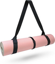 Yoga Mat Carrier, Premium Yoga Strap for Carrying Yoga Mats with Adjustable Hook