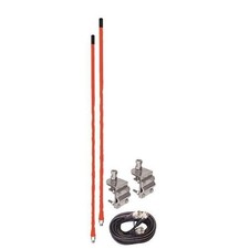 4 ft. Dual CB Antenna Kit with 3-Way Aluminum SO239 Mirror Mounts 9 ft. Coax ...