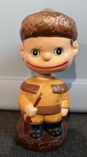 Vintage 1950'S Davy Crockett Bobblehead Figure Nodder/Wobbler