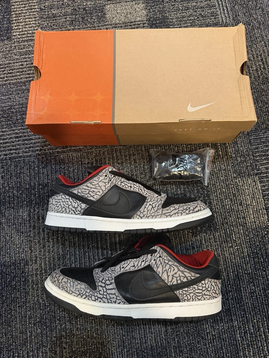 Las mejores ofertas en Nike Supreme x Dunk Pro SB Low Black Cement
