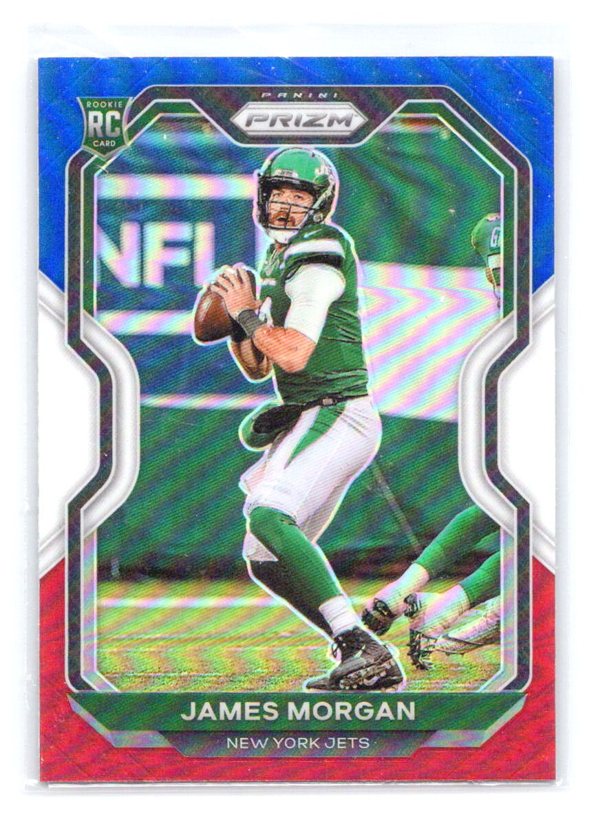 2020 Panini Prizm #356 James Morgan Prizm Red White and Blue