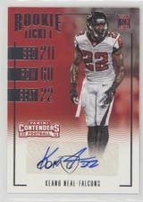 2016 Panini Contenders Rookie Ticket Keanu Neal #107 Auto 2r5