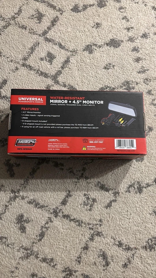 Metra Powersports MPS-RBSVMS Side Mirror System - Pair Brand New - Retail $359 - Image 2 of 2