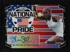 2016 Leaf Metal National Pride Black Prismatic 5/7 Sloane Stephens Auto 0e61