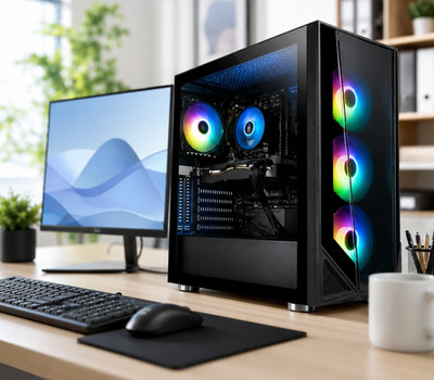 iBuyPower ARGB i7, Up To 32GB RAM 1TB SSD Win11 Build Gaming Office PC Desktop