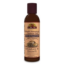OKAY 100 Natural Black Jamaican Castor Hot Oil Hair Treatment - Castor Oil for