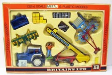 Set regalo trattore agricolo Ford 5000 e attrezzi 1/32 Gran Bretagna 9590 Regno Unito Inghilterra MB