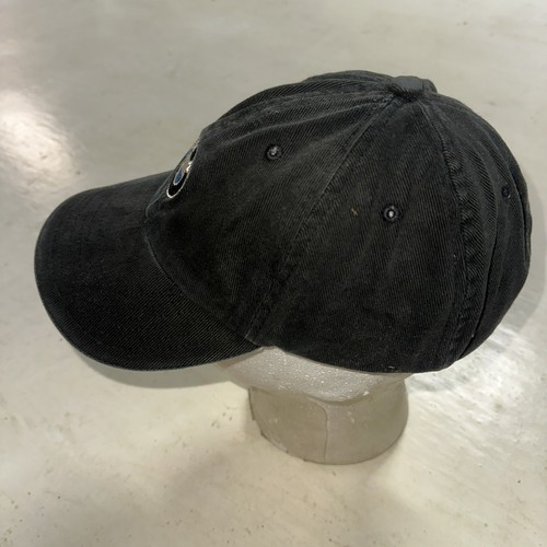 Black German BMW Lifestyle Strapback Hat Cap Logo Sports Luxury Car Faded Used - Picture 6 of 11