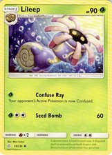 Lileep 10/236 Uncommon Cosmic Eclipse Pokemon Lightly Played