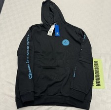 Rare Size XS adidas ORIGINALS BLACK Change is a Team Sport Hoodie CTS  GP4300