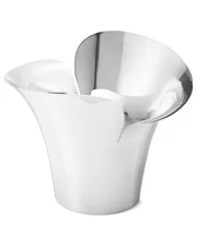 Georg Jensen Hand Polished Medium Bloom Botanica Flower Pot Silver