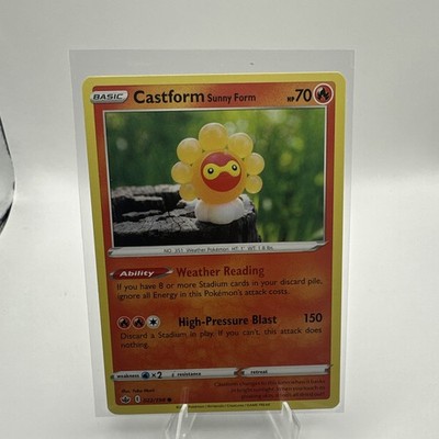 Pokemon Castform Sunny Form (22/233) Chilling Reign LP