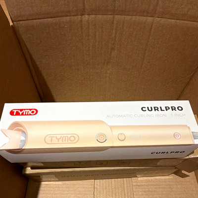 TYMO CURLPRO Automatic Curling Iron 1 in Ceramic Plate Gold Electric HC503P