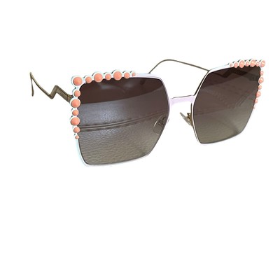 Fendi 0259/s 035J Gradient Lens Sunglasses - Pink/Brown $570 Retail Authentic‎ Fendi 0259/s 035J Gradient Lens Sunglasses - Pink/Brown for  main image 2