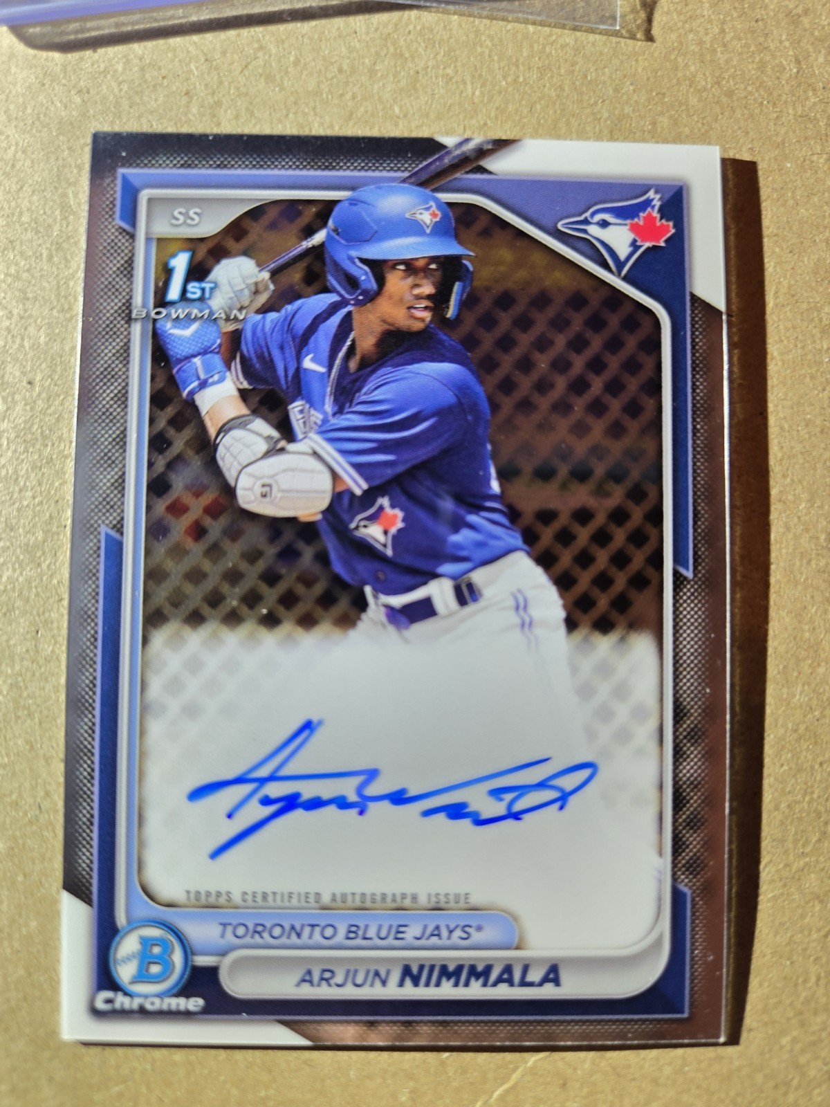 Arjun Nimmala 2024 1st Bowman Chrome Auto