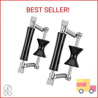 Frienda 2 Pack Guitar Rolling Capo Sliding Adjustable Rubber and Stainless Steel