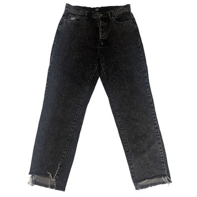 BDG Urban Outfitters Sz 28 Slim Straight High Waist Button Fly Gray Wash Jeans